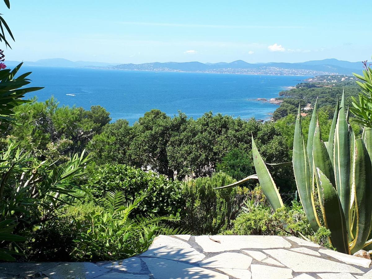 Duplex, Vue Panoramique Sur La Mediterranee, Piscine, Garage Сен-Рафаэль Экстерьер фото