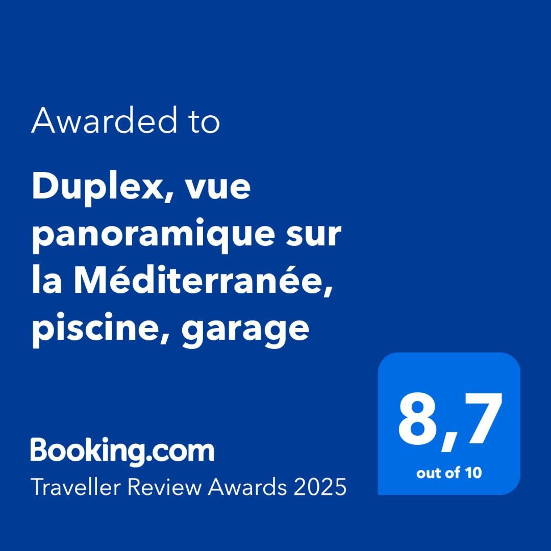 Duplex, Vue Panoramique Sur La Mediterranee, Piscine, Garage Сен-Рафаэль Экстерьер фото